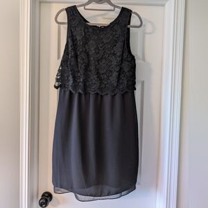 Max Studio peplum lace dress